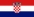 Drapeau croatie